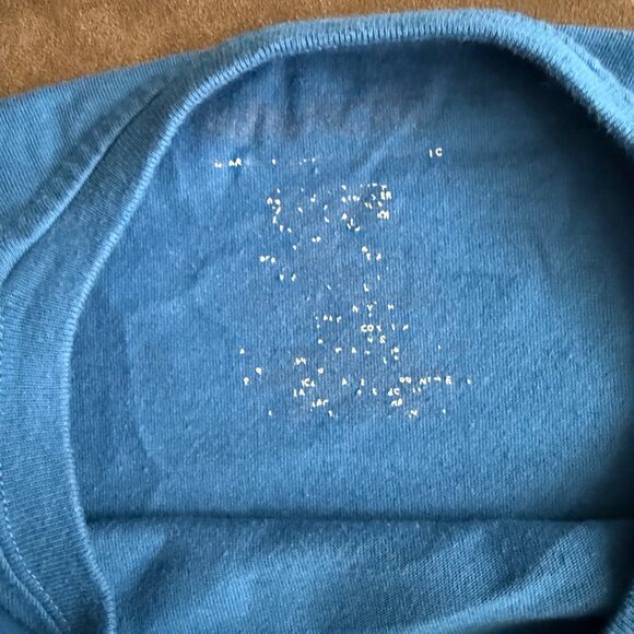 Nascar Racing Blue T-Shirt With Checkered Flags Graphic - Picture 3 of 4